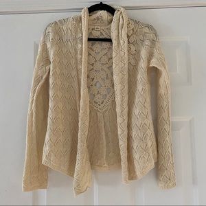 Angel of the North Anthropology sweater XS EUC
